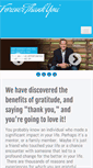 Mobile Screenshot of foreverthankyou.com